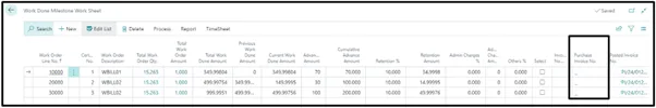 Finalization of Progressive Billing and Initiation of Payment