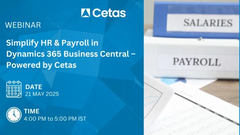 Webinar: Simplify HR & Payroll in Microsoft Dynamics 365 Business Central
